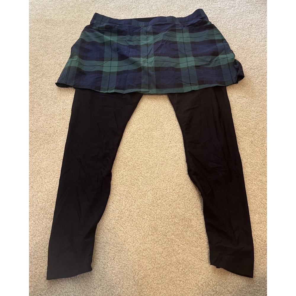 EUC Renwick Skirted Legging Women Blackwatch Tennis Pickleball Golf Skort XL